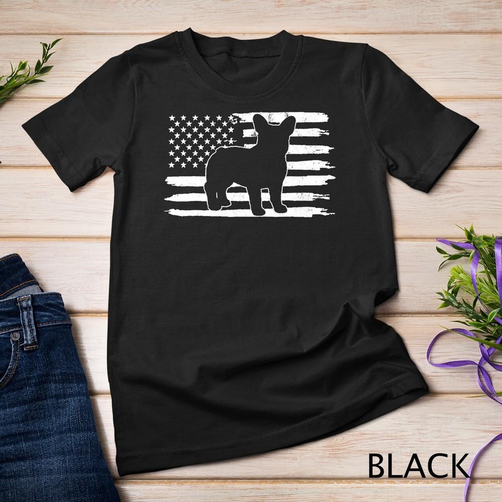 Frenchie Shirt 4th of July Tshirt French Bulldog Unisex T-shirt S