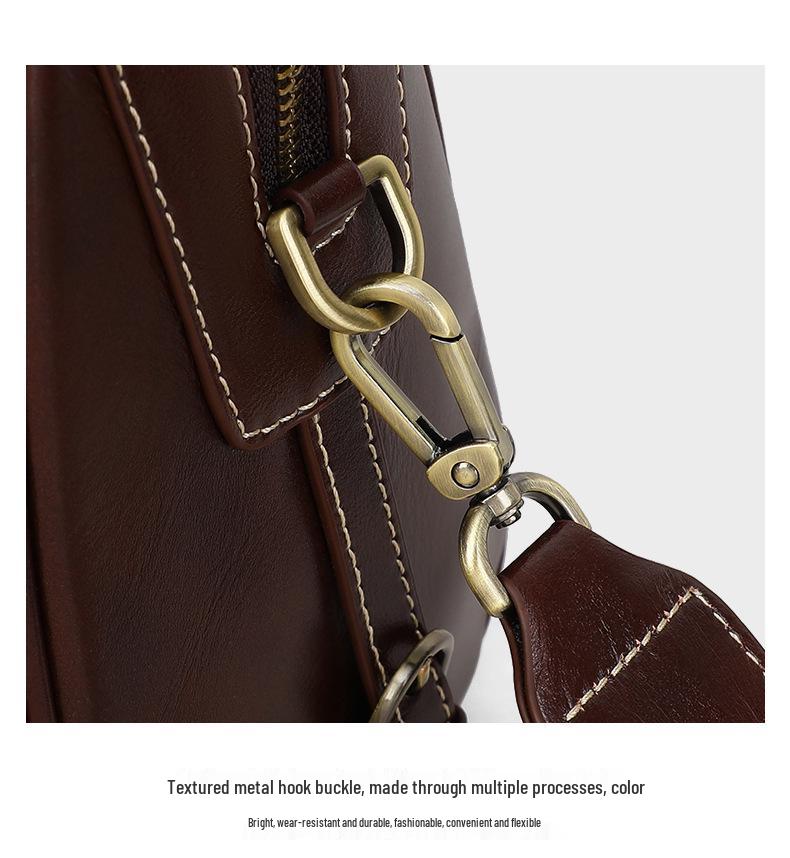 2025 Women's Genuine Leather Crossbody Tote: Large Capacity Summer Handbag & Shoulder Bag