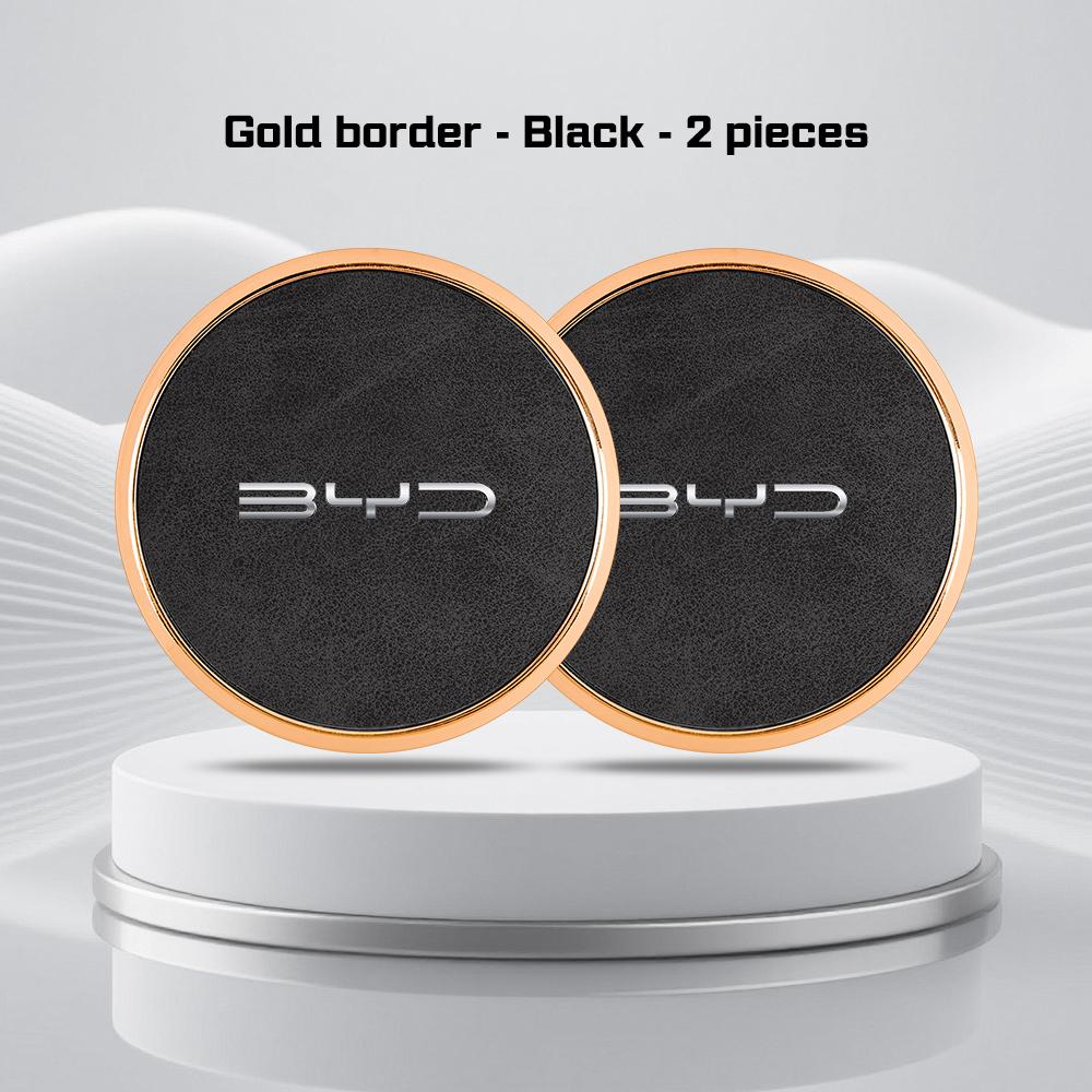 Universal Car Cup Holder Coaster Anti-slip Water-proof Cup Mat For BYD Song Plus Yuan Pro Tang EV F0 F3 Seal Han Qin Accessories