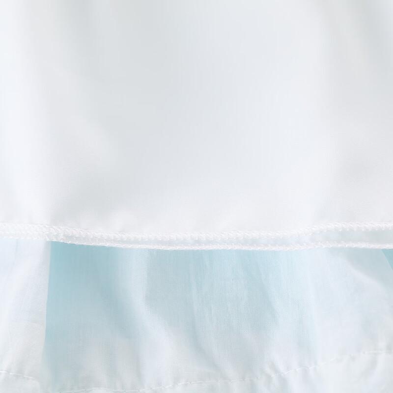 Girl's Summer Ruffle Trim A-line Skirt