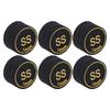 6pcs Pool Cue Tips Professional Multi Layers Billiard Pool Cue Tips Replacement for Pool Cues and