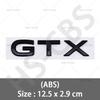 ABS GTX Badge Emblem Sticker Rear Trunk Decal Door Luggage For ID4 ID3 ID5 ID6 Car Styling GTX Logo Accessorie