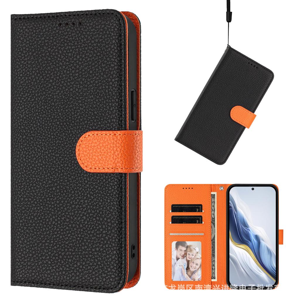 Applicable To Sony Xperia 10 VI Leather Case MOTO G 5G Lychee Pattern Split Magnetic Wallet Protective Case A0