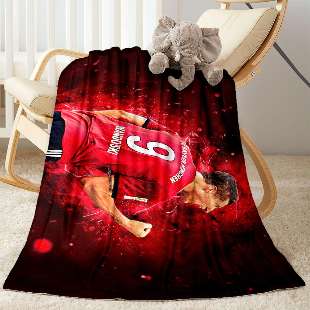 Polish Football Celebration Blanket Durable Comfort Suitable for Sofa Chair Livingroom for All Seasons Warmthful Decor Gift for Travel Home Birthdays