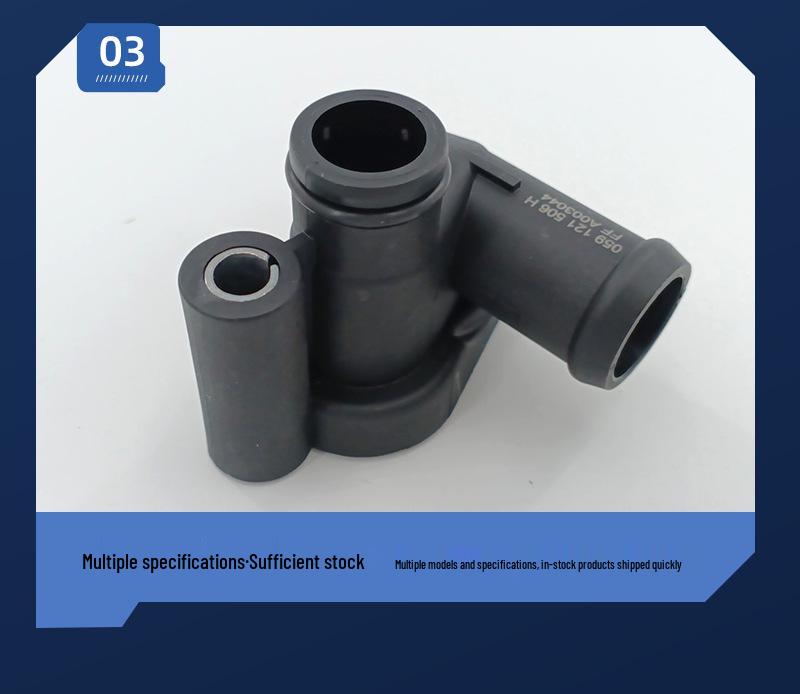 Wasserrohrverbinder 059121506H für Kühlthermostat, Autoteile 122809