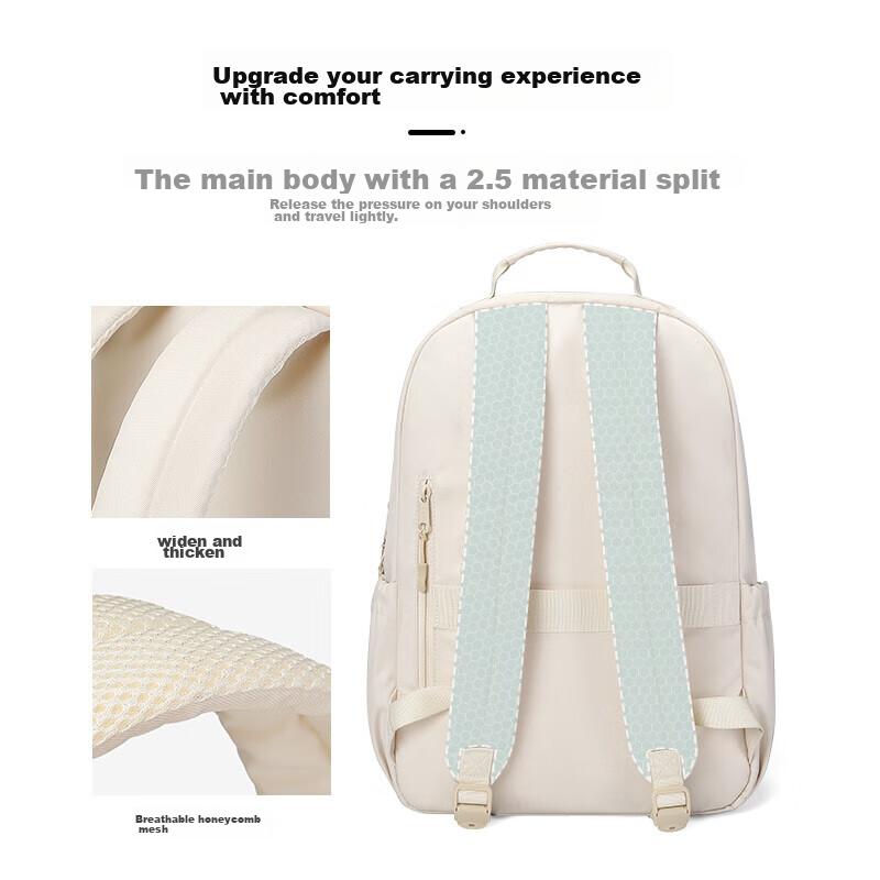 V.NINE Backpack for Middle And High School Students, Unisex Shoulder Bag for Grades 4-6, Large Capacity