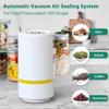 Vacuum Sealer Food Vacuum Keeper for Wide and Normal Mouths for Food Storage, White