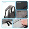 REWELL Full-Opening PU Nubuck Laptop Tote Bag