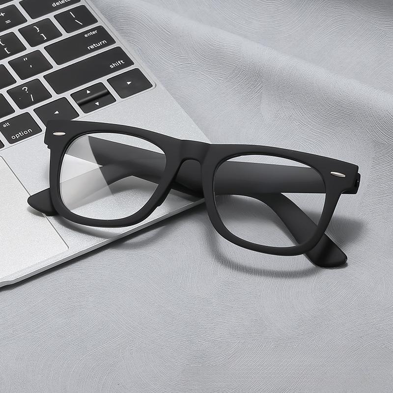 Square Frame Rice Nail Anti Blue Light Reading Glasses Men Women Fashion PC Frame Elasticity Presbyopia Eyeglasses