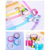 6pcs Laser Gradient Colors Adhesive Tape Set,Rainbow Decoration Waterproof,Pupil DIY Diary Embellish Gift Wrapping,Collage Paper