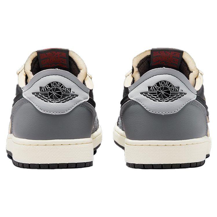 Pantofi sport unisex Air Jordan 1 Retro Low OG EX Dark Smoke Gris Negru-Fumuriu-Gri Sail DV0982-006