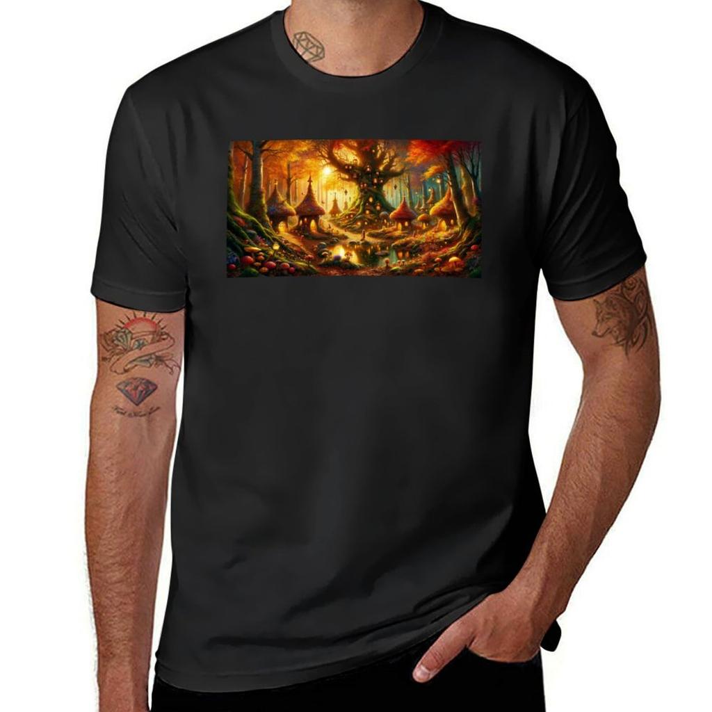 Fairy Haven Chronicles TShirt blacks quick drying Unisex graphic t shirts