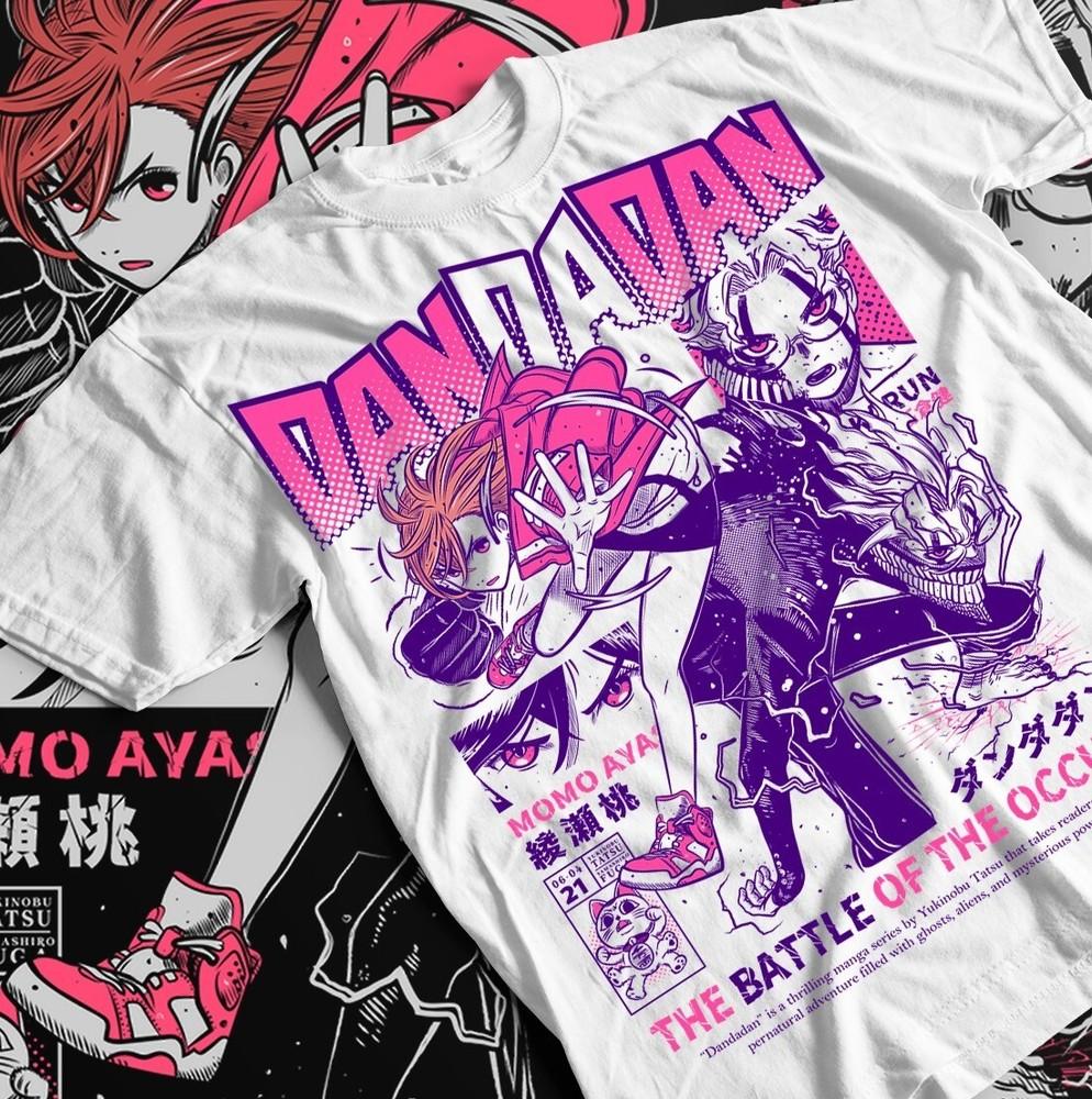 

Anime Graphic Tee, Dandadan Okarun T-shirt, Japanese Cute Shirt, Momo Ayase, 3XL