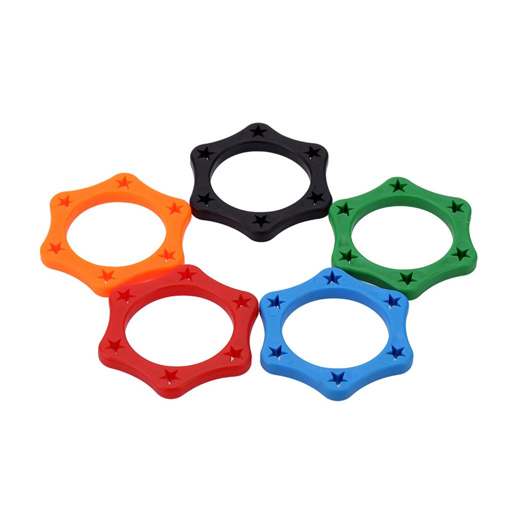 5pcs Rubber Wireless Handheld Microphone Anti Rolling Protection Ring