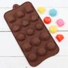 Silicone Mold For Chocolate Diamond Shape Candy Butter Mould Geometric Ice Cube Tray Half Ball Jelly Cookies Kitchen Baking Tool
