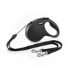 Duo Double Lead Cord S Than 8kg 5m Black (Less Each) [Dog Lead]