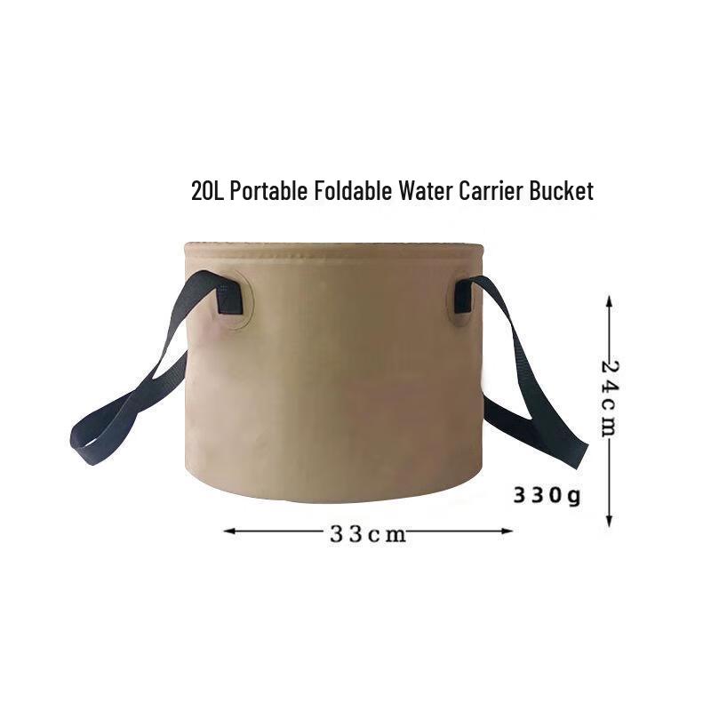 Minai Outdoor Portable Foldable Water Bucket & Mesh Bag 20L Mesh Bag