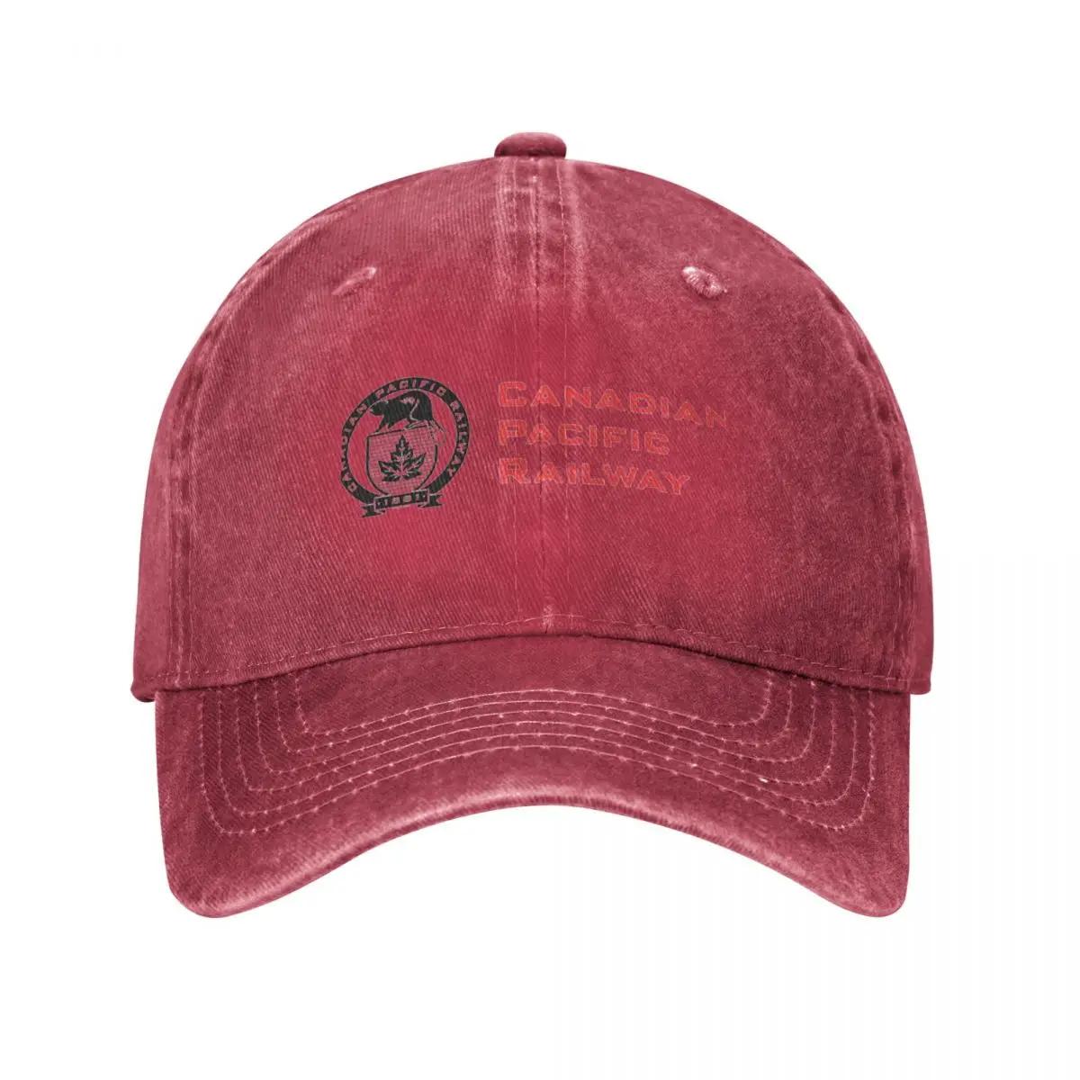 Vintage Canadian Pacific Railway Baseball Cap Custom Cap winter hats for Unisex Beach Outing Dropshipping Womens Unisexs
