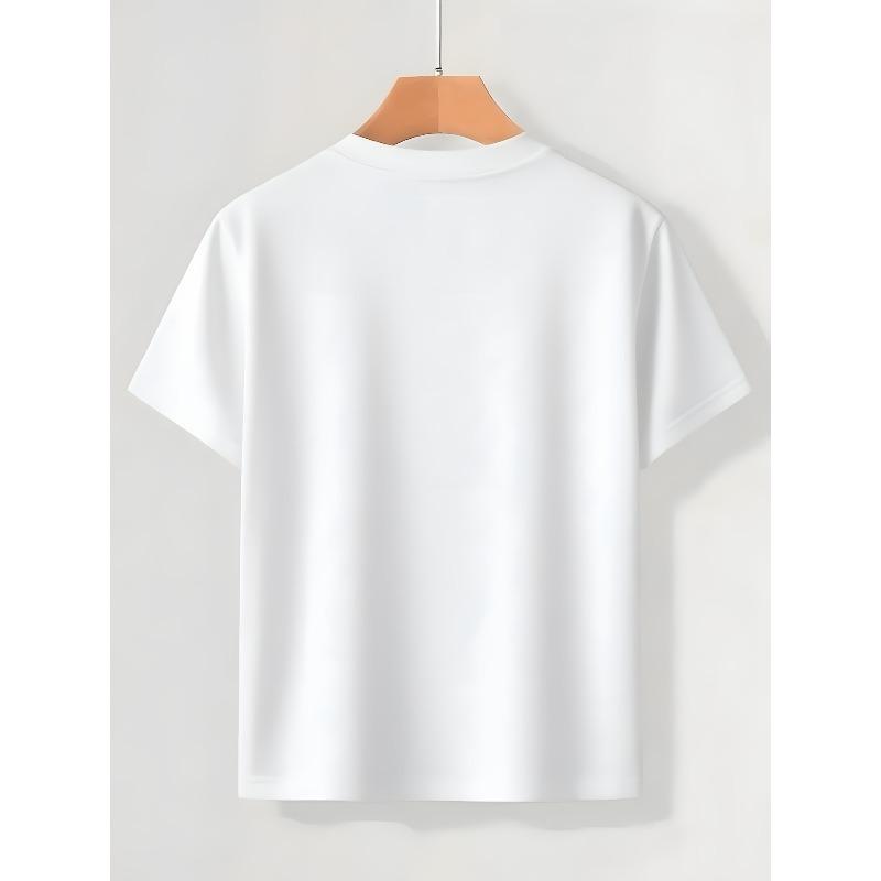 European Sizes Summer Boys' Fashion, a Trend In Teenage Clothing. Easy And Adaptable Short-Sleeve T-Shirt - Easy To Wash, Stretchy, And Comfortable