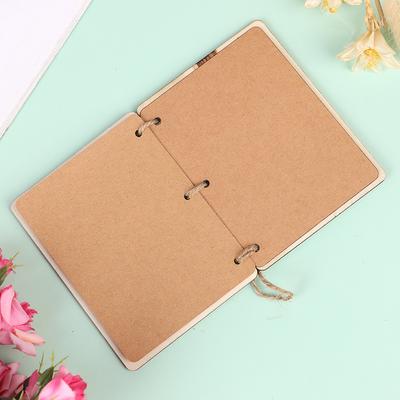 2Pcs Wedding Vow Books Wedding Vow Notebook Creative Sturdy Kraft Paper Handbook