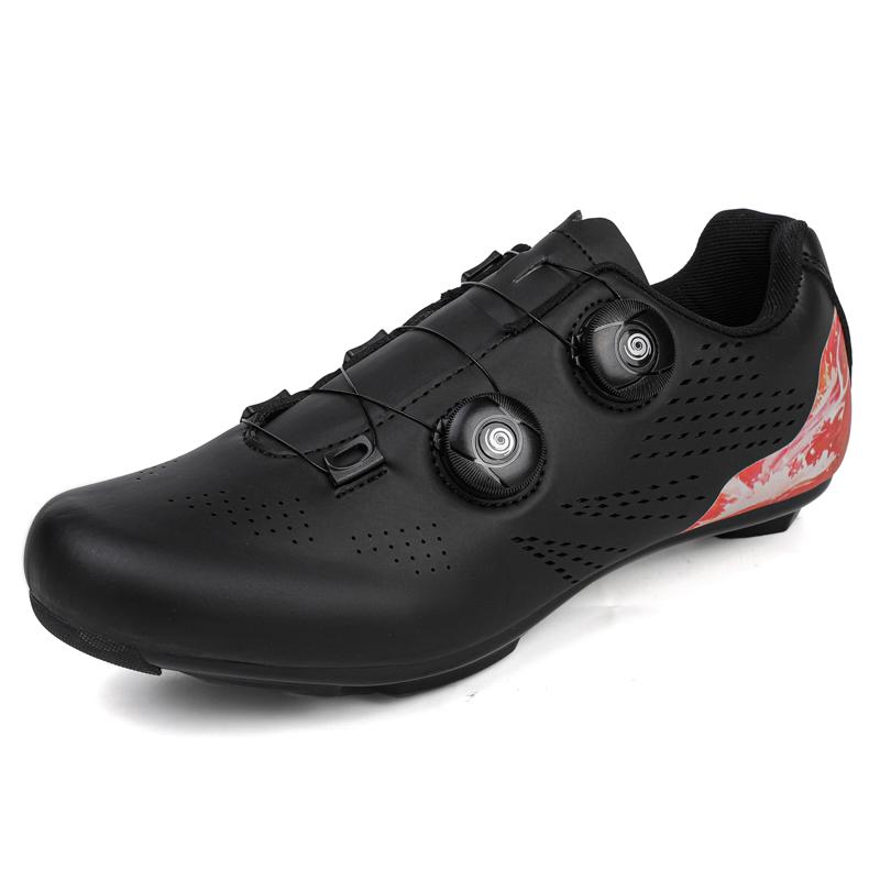 Zapatillas de Ciclismo Bloqueables para Bicicletas de Carretera, Bicicletas de Montaña, Zapatillas de Ciclismo No Bloqueables para Hombre, Zapatillas Profesionales Bloqueables de Suela Dura