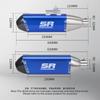 Universal Escape Moto 51mm Motocross Muffler Pitbike ATV Scooter For CRF150F CRF250F EXC WR450 RC390 S118