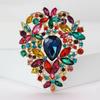 SKEDS Women Girls Luxury Rhinestone Large Size Pin Exquisite Fully Crystals Creative Women's Badges Banquet Brooch Jewelry
