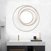 Nordic living room creative bust mirror wall-mounted mirror vanity  luxury round bathroom mirror cross-border