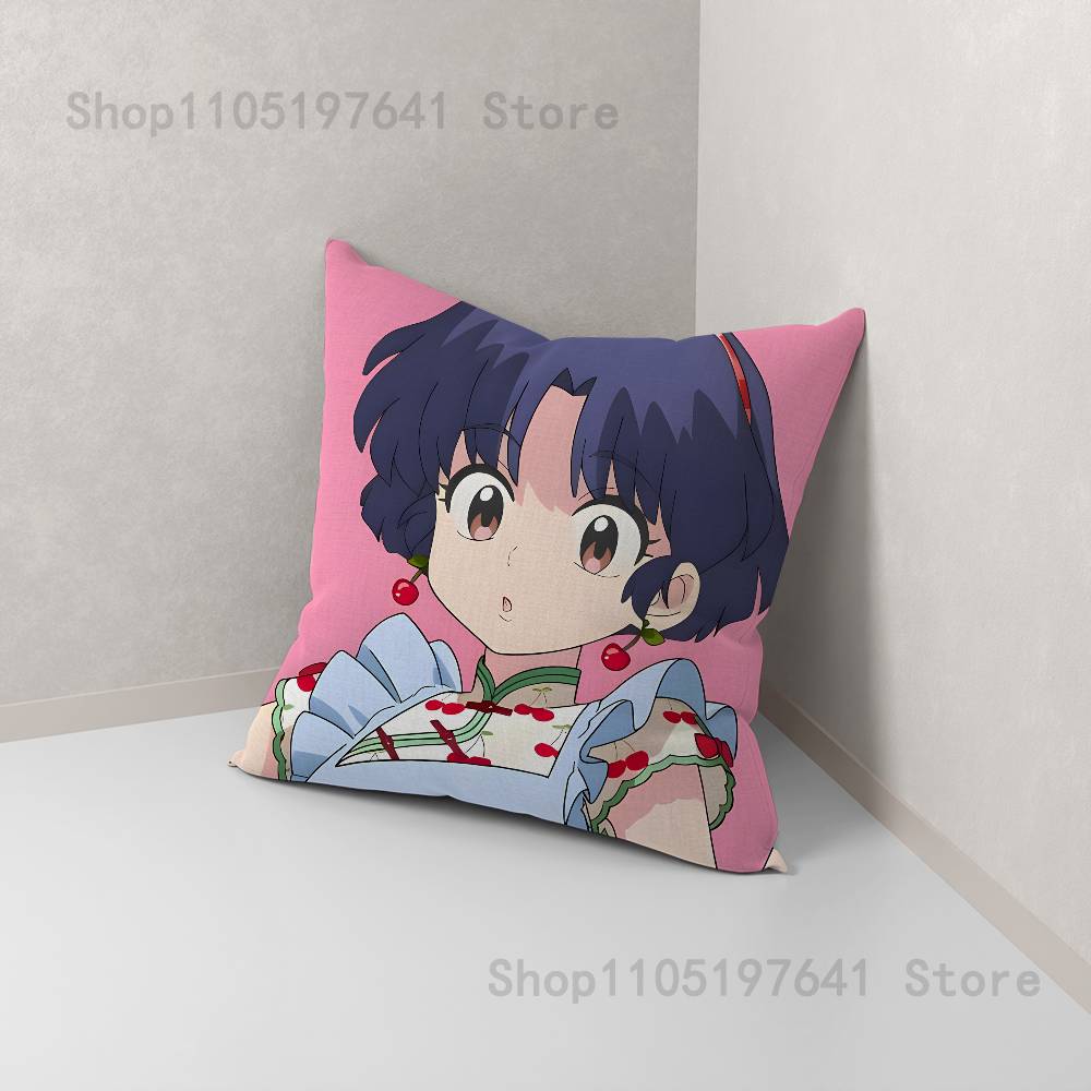 COOL Ranma 1 2 Pillow Case cute cartoon anime peripheralsBedroom Sofa Decorative Cushion Cover Soft Cushion Cover