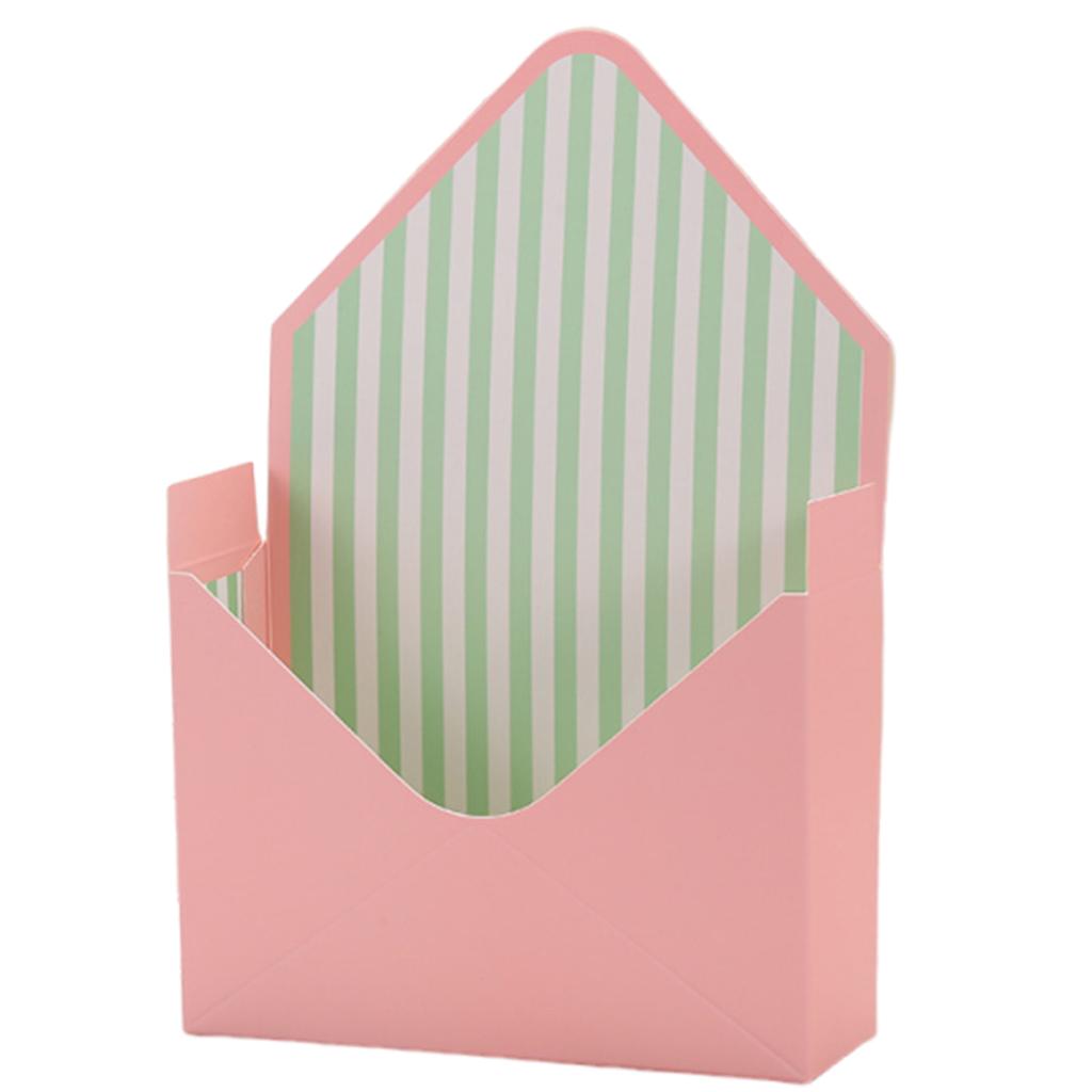 Valentine Envelope Gift Box Multifunctional Hand Folding Flower Bouquet Packaging Box for Mother Day Wedding Birthday Party