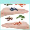 Miniature Frog Animal Model Pvc Desktop Decor For Kids Learning And Collecting
