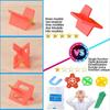 100pcs Floor Leveling Floor Gap Clips Leveling System Tile Leveling Clips Tile Spacers Clips