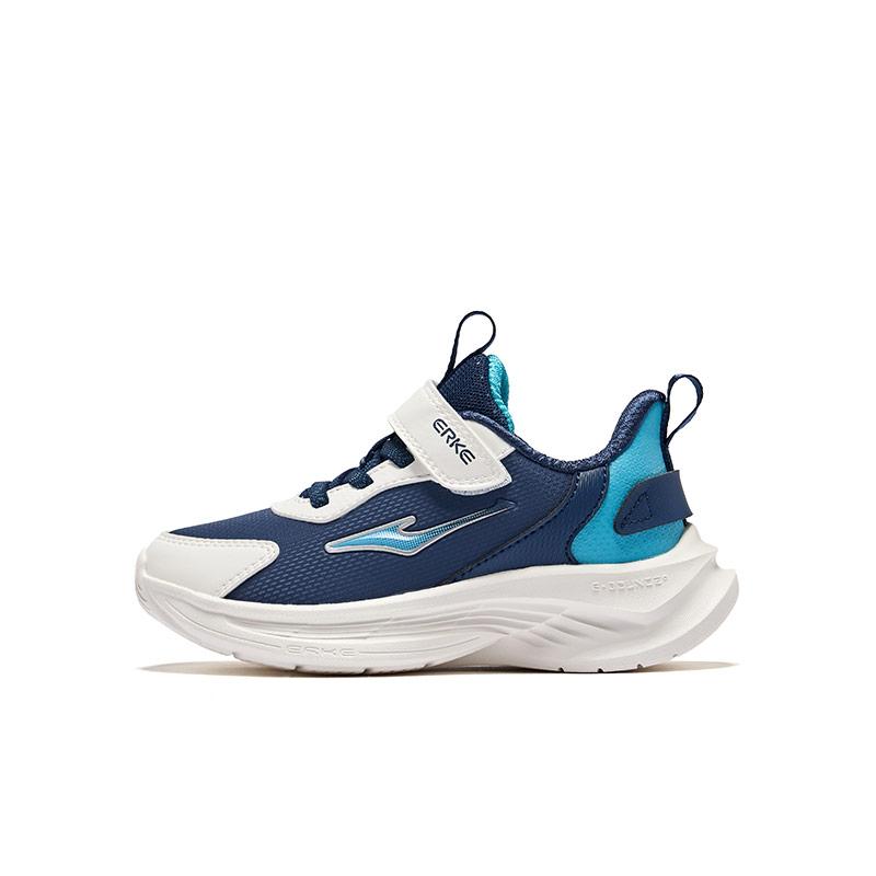 Hongxing Erke Simple Comfortable Non-Slip Durable Low-Top Kids Running Shoes Kids sneaker Dark-Blue 65124403051-602