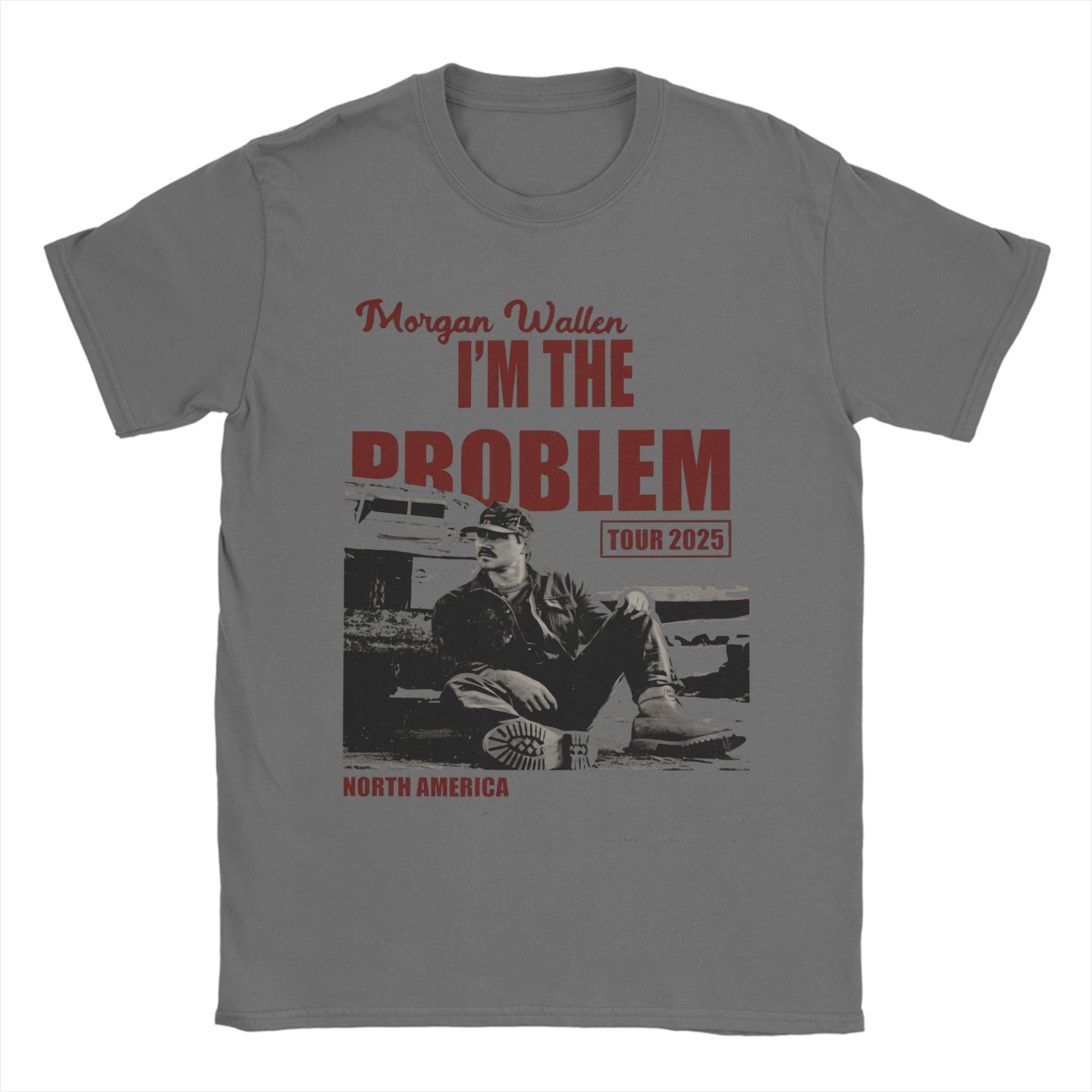 

Morgan Wallen Im The Problem 2025 Tour M5031 84292419 Merch Unisex T Shirts 100 Cotton Tee New Arrival Tshirt Clothes 4XL