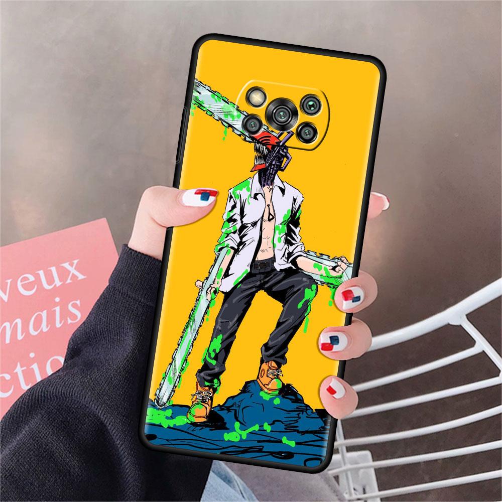 

Manga Chainsaw Man для Xiaomi Poco X3 NFC X4 Pro 5G F3 GT M3 F4 M4 F1 C40, мягкий чехол для телефона 11 Lite 11T, силиконовый чехол из ТПУ, принципиально Mi 11T