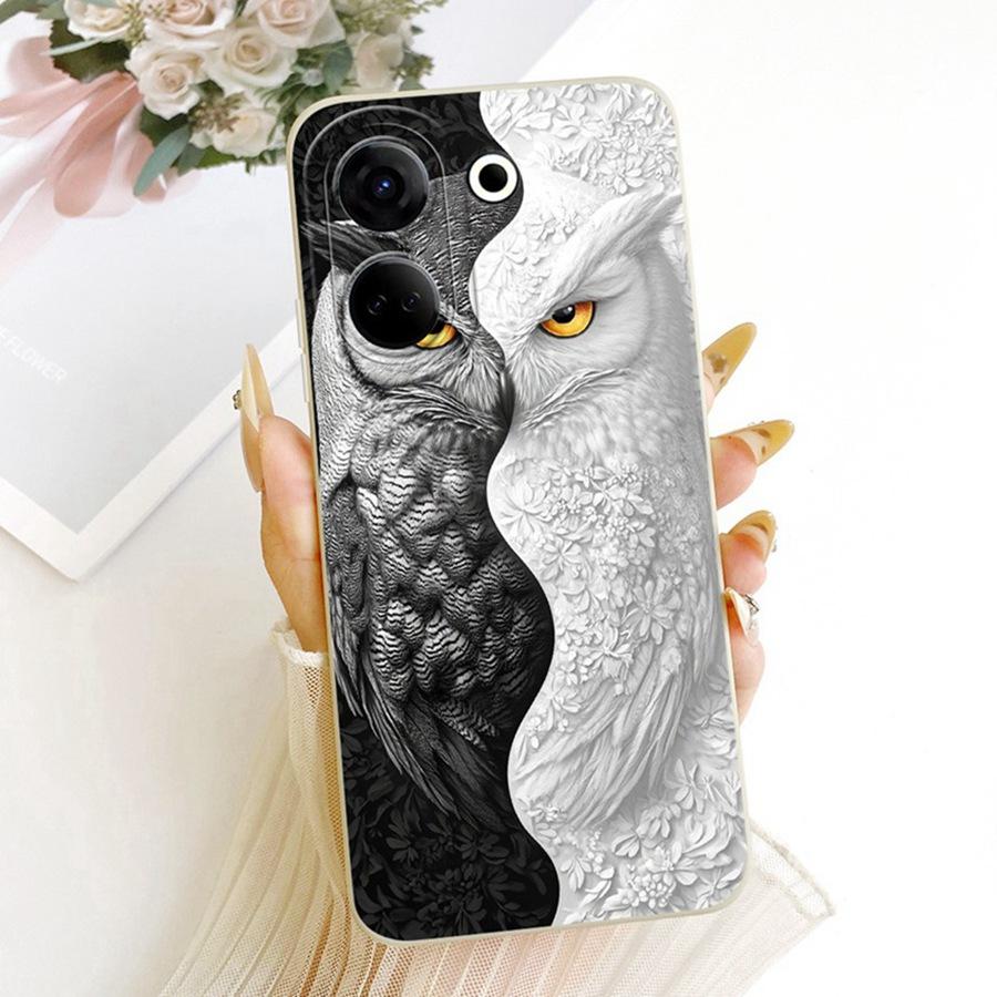 

Case For Tecno Camon 20 Pro 4G Rabbit Cartoons design Liquid Simplicity Shell For Tecno Camon20 20 Premier CK9n Coques Tecno Camon 20
