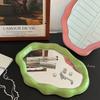 Cream Style Makeup Mirror Series Irregular Decoration Cloud Makeup Mirror Desktop Stand Desktop Home Makeup Mirror