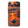 Summer Seaside Sunset Landscape Phone Case For iPhone 16 15 14 13 12 11 Pro Max Mini X XS SE 7 8 Plus 16E Shockproof Soft Cover