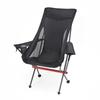 Aluminum High-Back Folding Camping Chair with Armrests