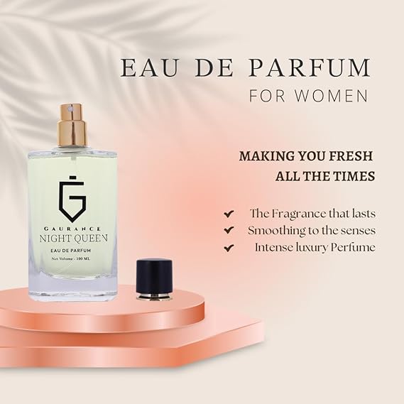 Gaurance Night Queen Parfum de luxe en édition limitée spéciale pour femme - Parfum français original avec une odeur longue durée Eau de parfum - 100 ml