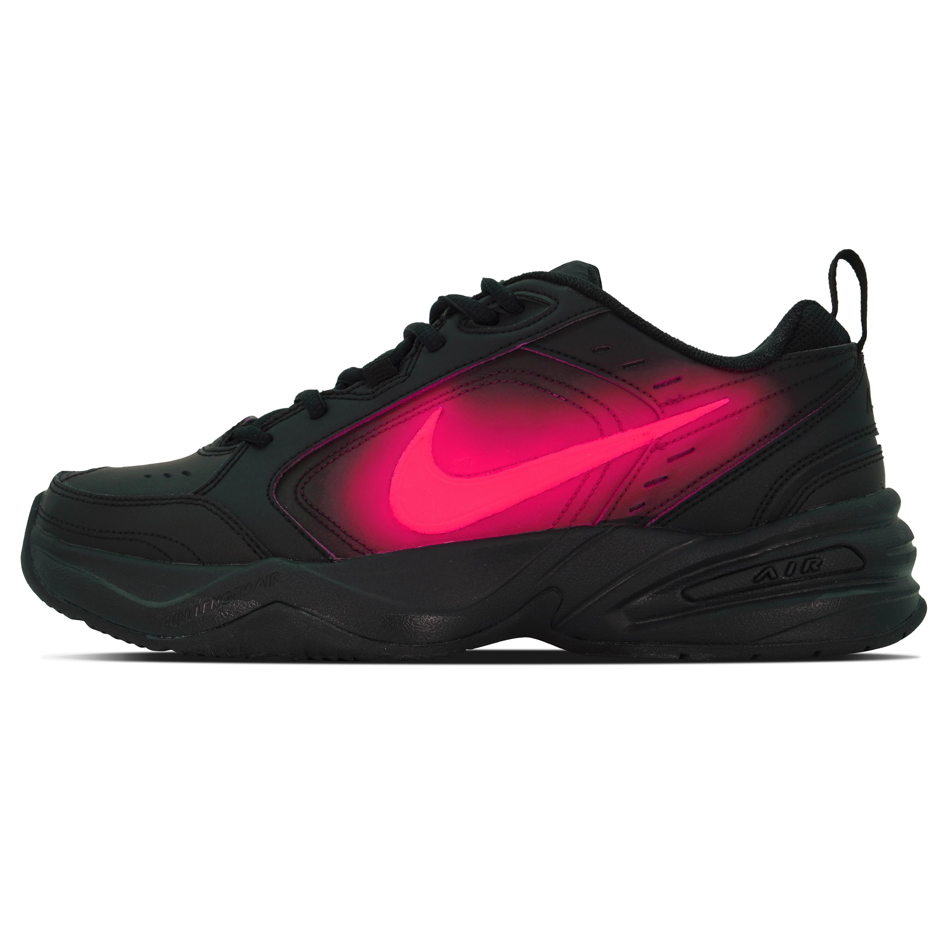 

Nike Air Monarch 4 Chunky Sneakers Unisex Low top Black/Rose Red 415445-001(Team84-) 43