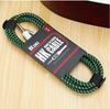 HK Braided Audio Cable for Guitars and Basses - Noise Reduction, Acoustic & Electric Use