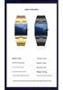 Unisex Modische Quarz-Quadratuhr - Armbanduhr für Herren & Damen für Schüler