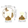 Hollow Out LED Night Light Butterfly/Leaf Shape Decorative Light Metal Table Lamp  Home Decor