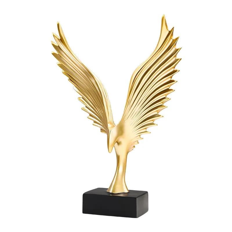 Creative Modern Home Decoration Angel Wings Wine Cabinet Decoration Study Office Desktop Decoration Grand Plan Home Accessories