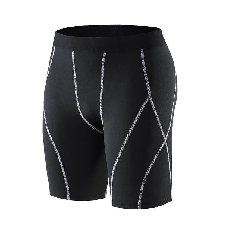Men's Elastic Basketball Compression Shorts - Quick-Drying, Breathable Fitness & Running Tights