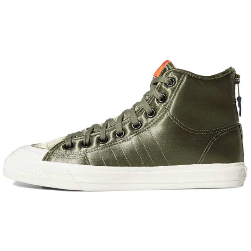 Adidas Nizza Hi Rf Bomber Jacket Green Sneakers FW0264