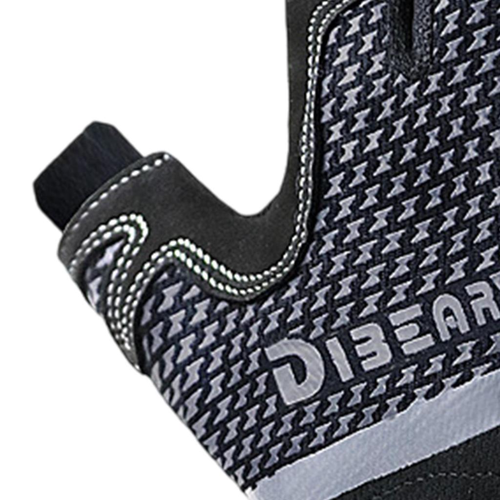 Half Finger Gloves for Men And Women with Adjustable Wristband Fitness Training
