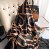 High-quality Luxurious Silk Scarves Headband Scarfs Neck Scarf For Women Chain Silk Scarf Women's Decorative Shawl