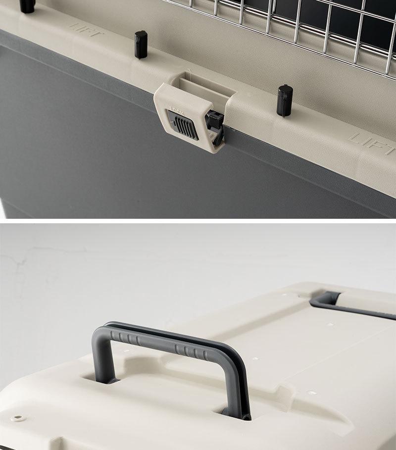 XDPC Xinding Pet Airline Crate: Durable Plastic Carrier with Iron Window for Cats & Dogs, Air China Approved